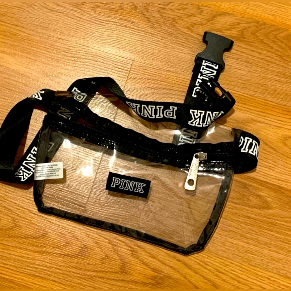 Victoria’s Secret pink clear bum bag Victoria’s Secret pink clear bum bag NWT